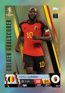 Romelu Lukaku Belgium Topps Match Attax EURO 2024 Golden Goalscorer #GG2